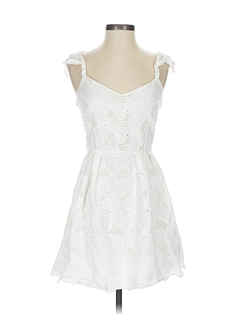 Pre-owned Steve Madden Cocktail Dress In White