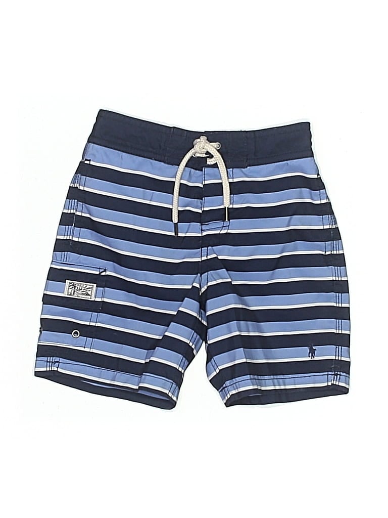 Pre-owned Polo By Ralph Lauren Kids' Board Shorts In Blue