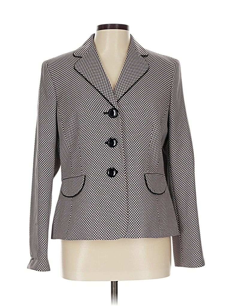 Pre-owned Kasper Blazer Jacket In Gray