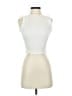 Likely 100% Polyester Ivory Sleeveless Top Size XS (estimated) - photo 1