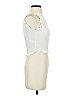 Likely 100% Polyester Ivory Sleeveless Top Size XS (estimated) - photo 4
