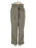 Peach 100% Polyester Houndstooth Green Casual Pants Size S - photo 1