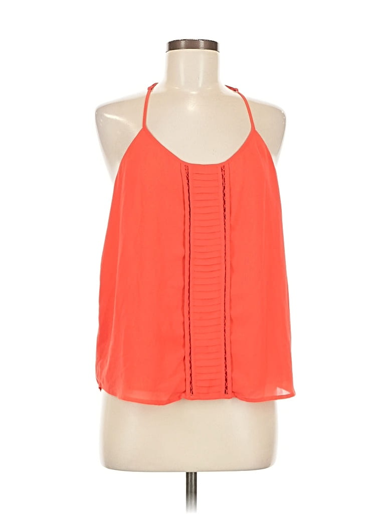Pre-owned Pixley Sleeveless Blouse In Orange