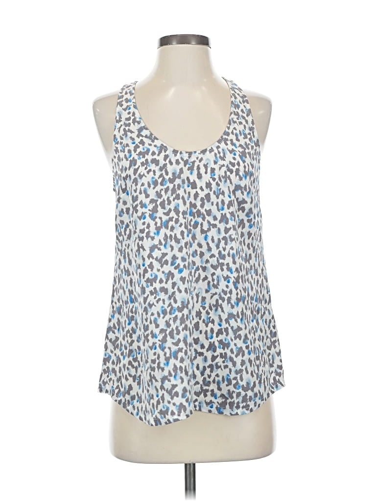 Pre-owned Joie Sleeveless Top Blue Halter Neckline Tops