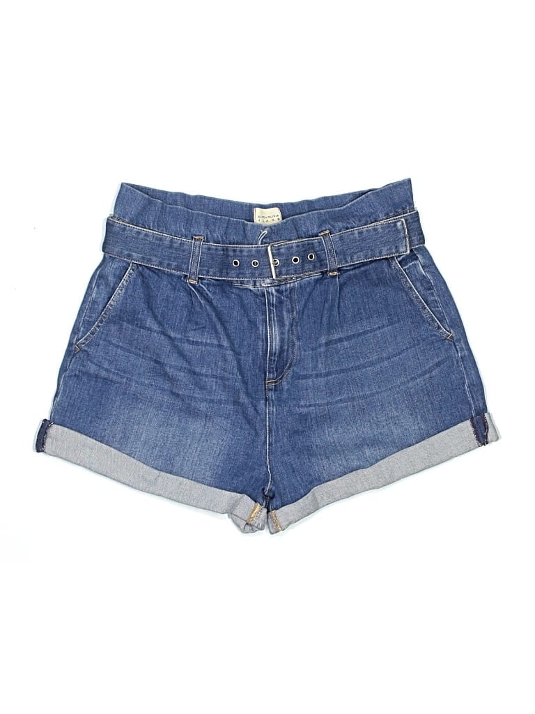 Pre-owned Alice And Olivia Alice + Olivia Denim Shorts In Blue