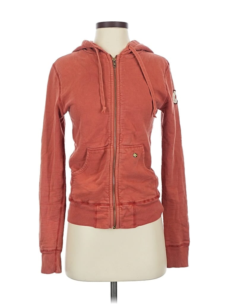 Pre-owned Ever Zip Up Hoodie In Orange