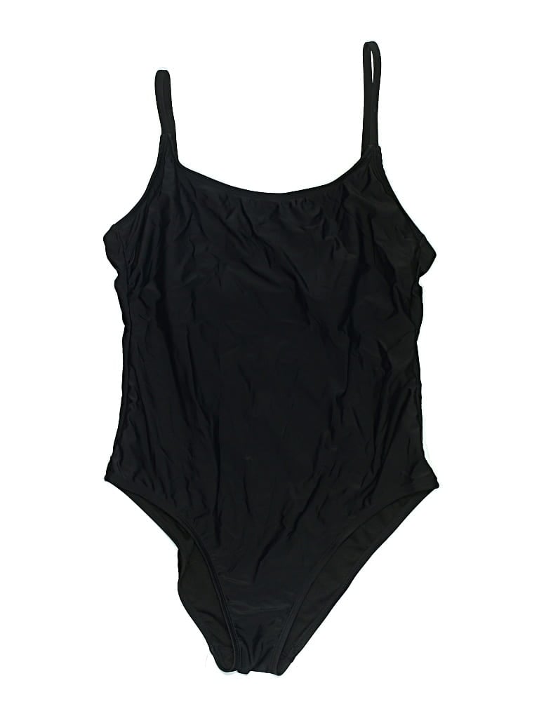 Pre-owned Hurley One Piece Swimsuit In Black