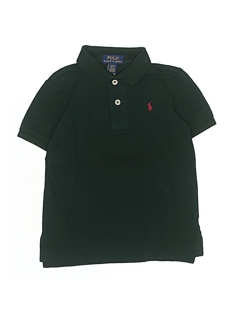 Pre-owned Polo By Ralph Lauren Kids' Short Sleeve Polo In Green