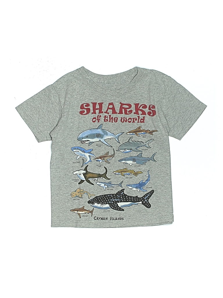 Pre-owned Unbranded Kids' Short Sleeve T-shirt In Gray