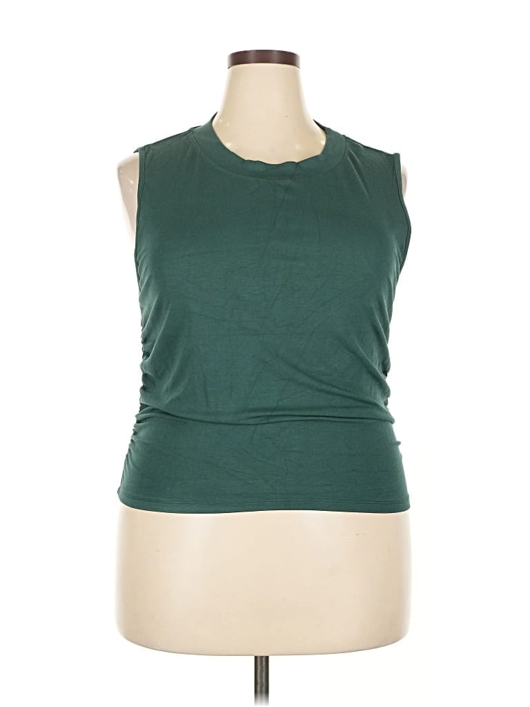 Pre-owned Cider Sleeveless T-shirt In Green