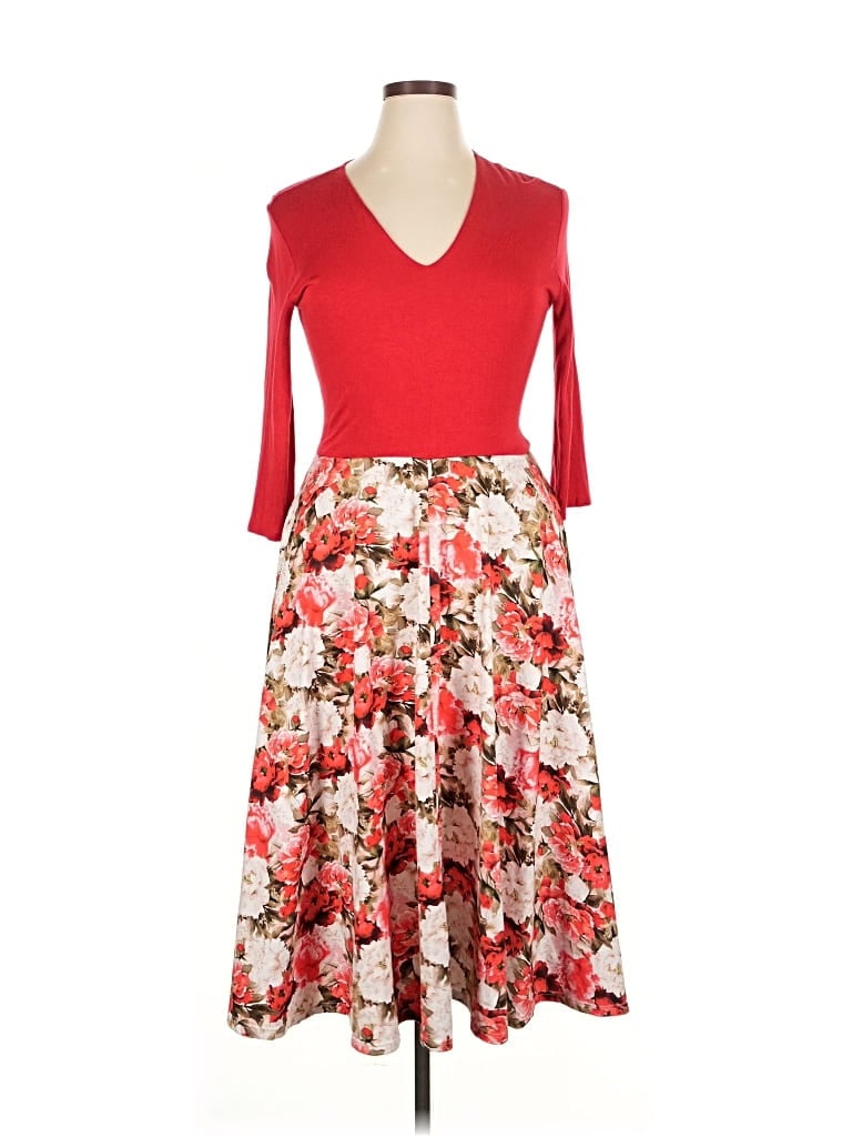 Pre-owned Agnes & Dora Cocktail Dress In Red