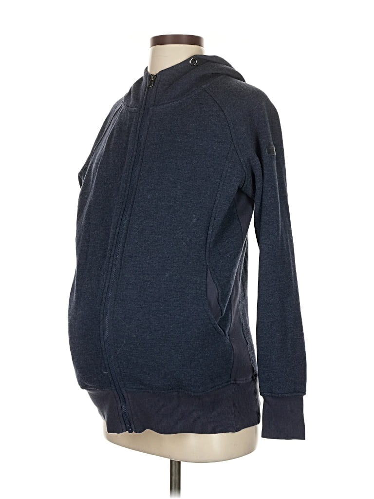 Pre-owned Seraphine Zip Up Hoodie In Blue