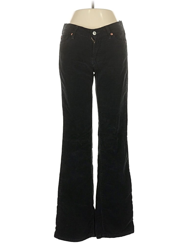 Pre-owned 7 For All Mankind Casual Pants In Black