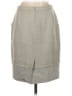BCBGMAXAZRIA 100% Wool Solid Gray Wool Skirt Size 4 - photo 2
