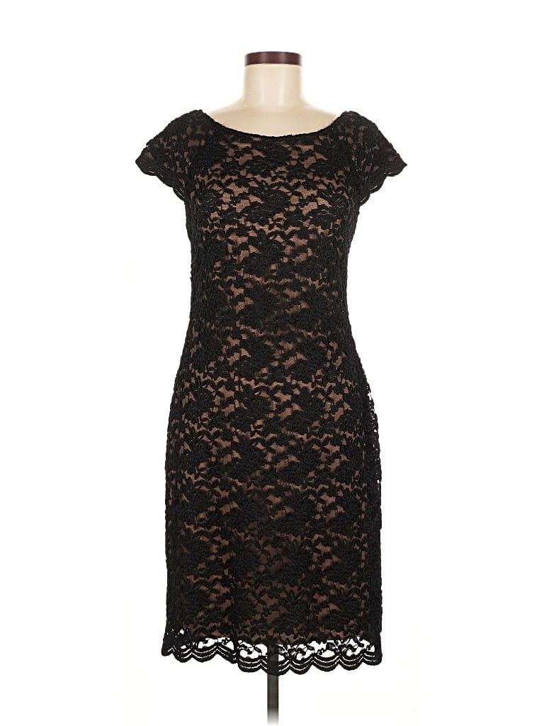 Pre-owned Dressbarn Cocktail Dress In Black