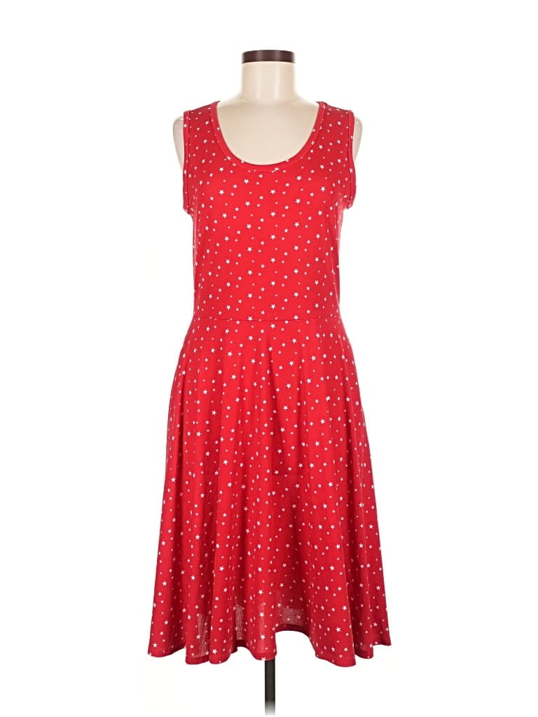 Pre-owned Lularoe Casual Dress In Red