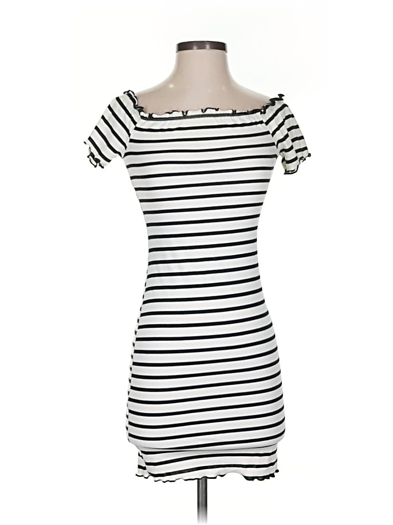 Pre-owned Timing Casual Dress In White