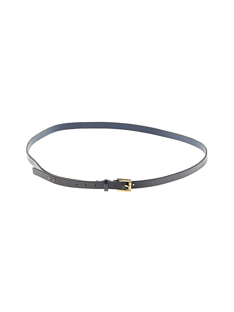 Pre-owned Unbranded Leather Belt In Blue