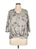 Celeste Gray 3/4 Sleeve Blouse Size XL - photo 1
