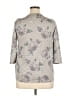 Celeste Gray 3/4 Sleeve Blouse Size XL - photo 2