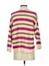 Ann Taylor LOFT 100% Acrylic Stripes Pink Pullover Sweater Size S - photo 2