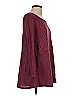 E by Eloise Burgundy Long Sleeve Top Size XS - photo 4