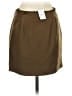 J.Crew Solid Brown Wool Skirt Size 2 - photo 2