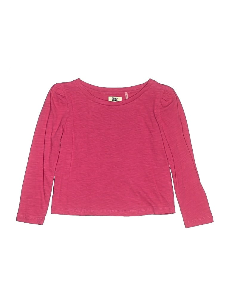 Pre-owned Ever After Kids' 3/4 Sleeve T-shirt In Pink