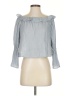 Club Monaco Blue 3/4 Sleeve Blouse Size 2 - photo 1