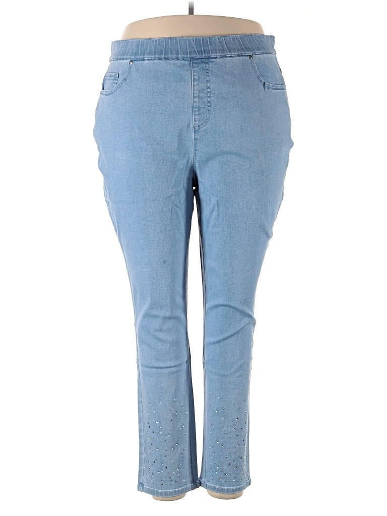 Pre-owned Isaac Mizrahi Live Jeans In Blue