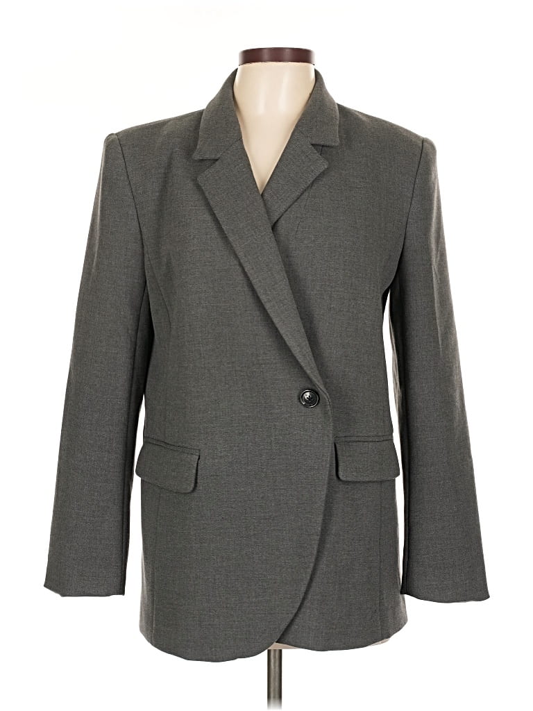 Pre-owned Banana Republic Factory Store Blazer Jacket In Gray