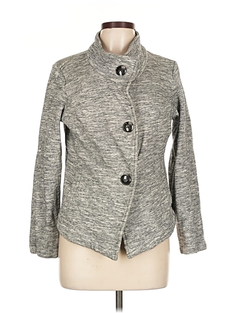 Pre-owned Cabi Cardigan Sweater In Gray