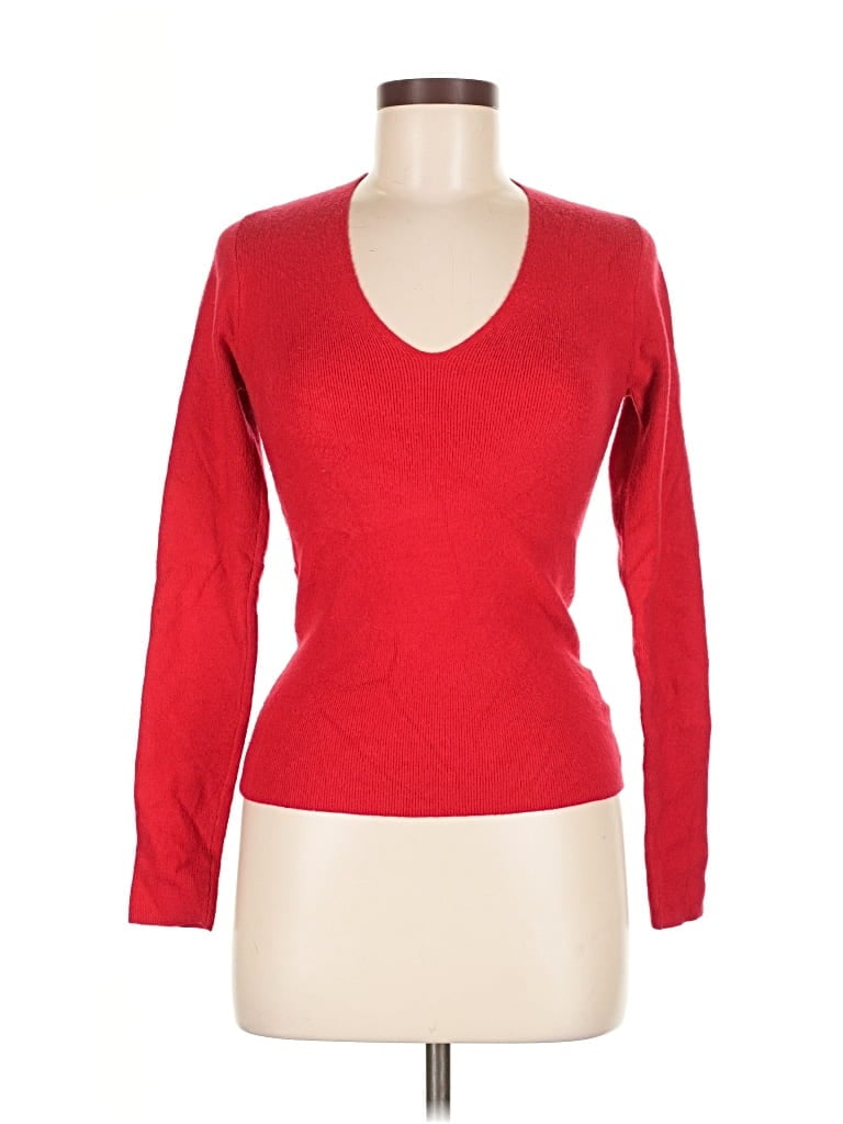 Pre-owned Express Pullover Sweater In Red