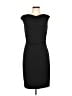 David Meister Solid Black Cocktail Dress Size 12 - photo 1