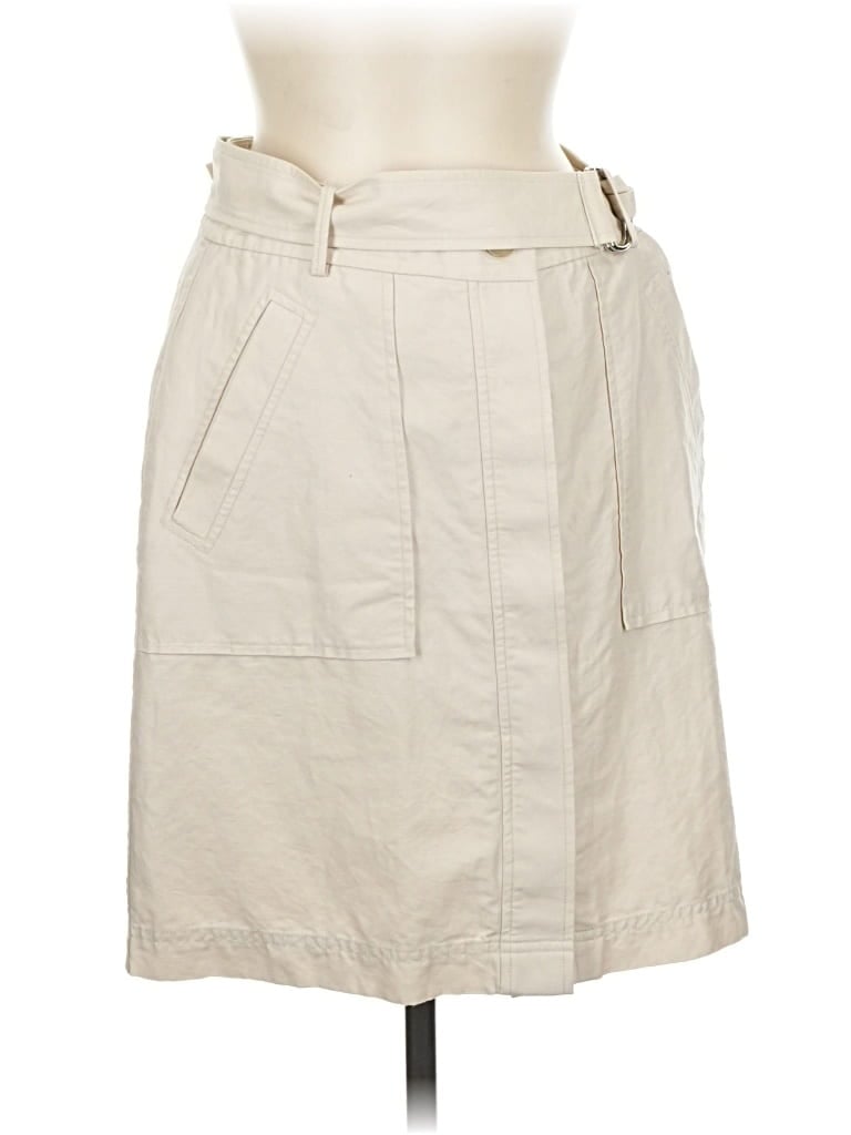 Pre-owned Ann Taylor Casual Skirt In White