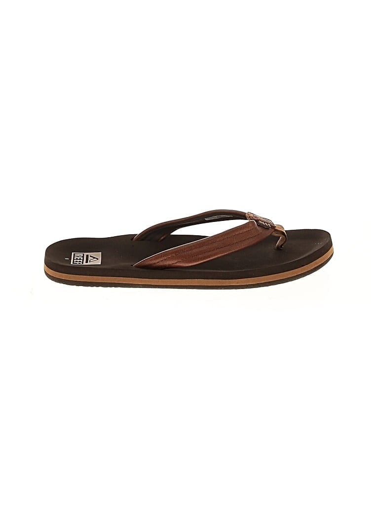 Pre-owned Reef Flip Flops In Brown