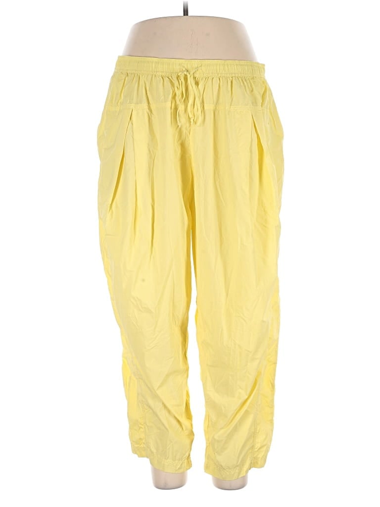 Pre-owned Daily Practice By Anthropologie Casual Pants In Yellow