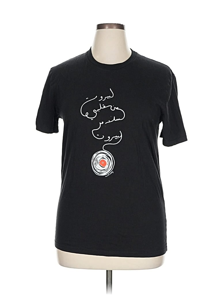 Pre-owned Assorted Brands Short Sleeve T-shirt In Black