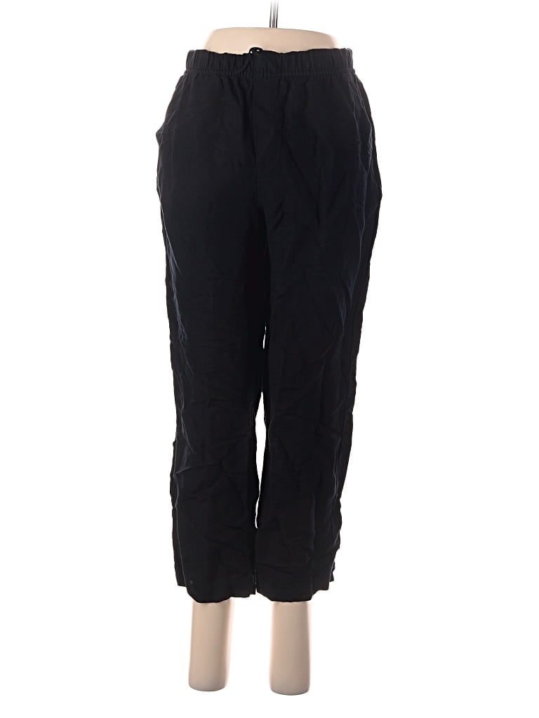 Pre-owned H&m Casual Pants In Black