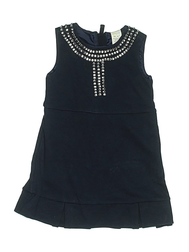 Pre-owned Crewcuts Outlet Kids' Dress In Black