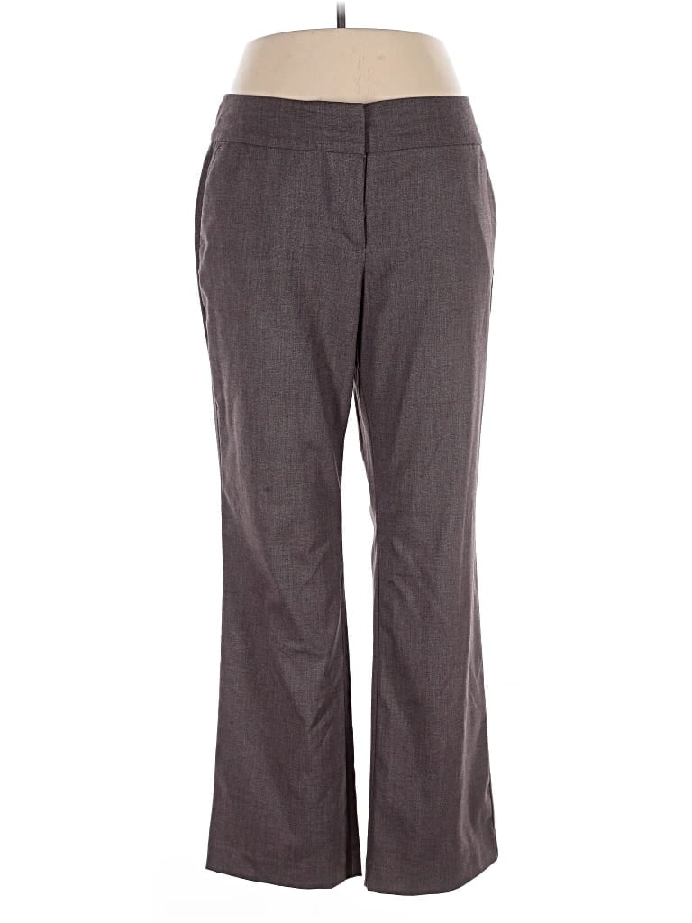 Pre-owned Ann Taylor Factory Dress Pants In Gray