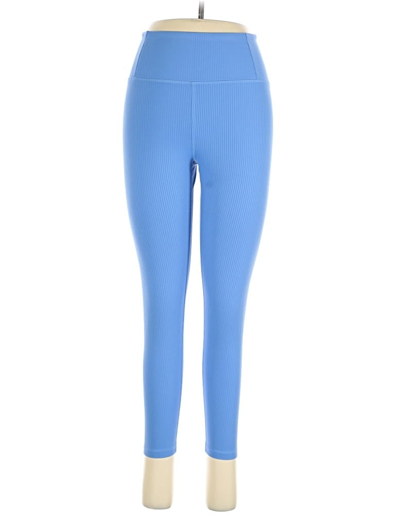 Pre-owned Girlfriend Collective Active Pants In Blue