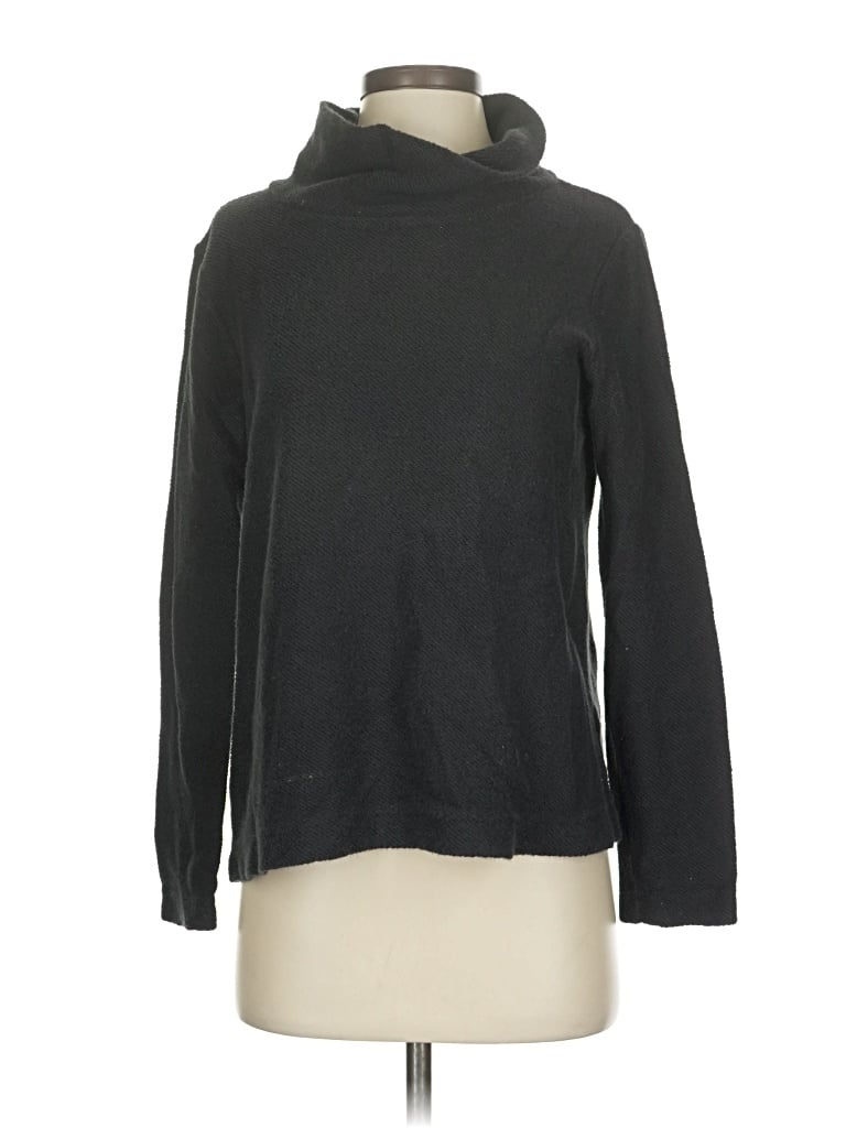 Pre-owned J.crew Factory Store Turtleneck Sweater In Black