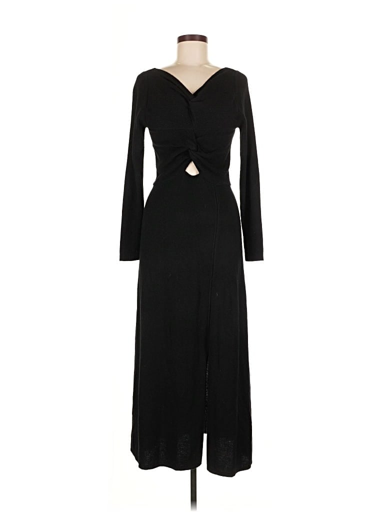 Pre-owned Sandro Casual Dress In Black