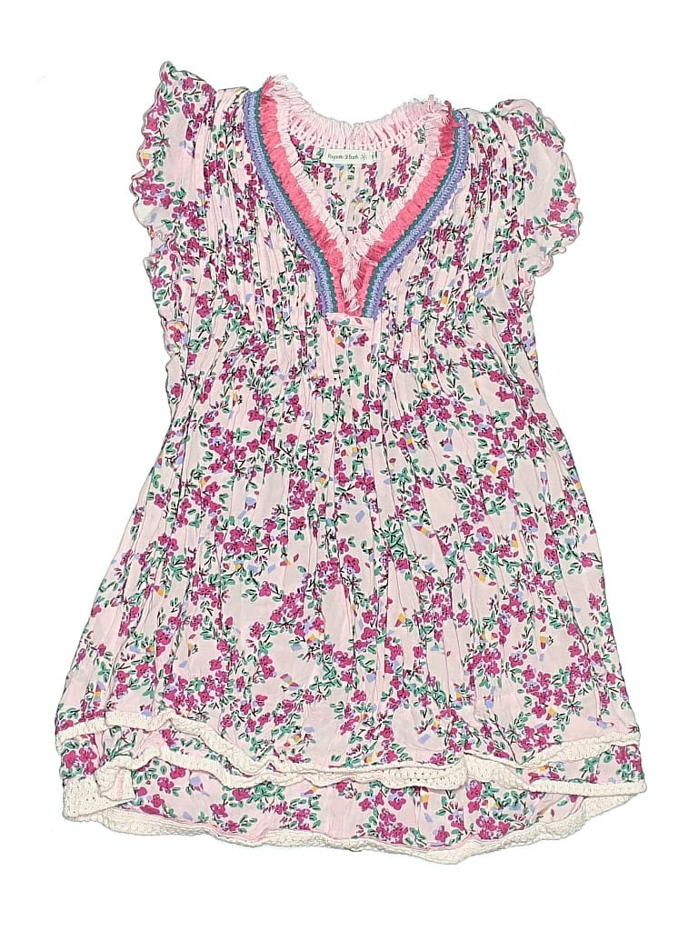 Pre-owned Poupette St Barth Kids' Dress In Pink