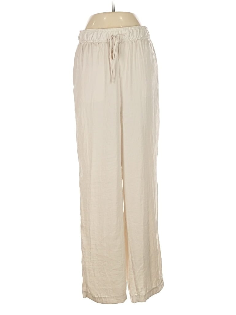 Pre-owned H&m Casual Pants In White