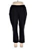 Lands' End Solid Black Active Pants Size 1X - photo 1
