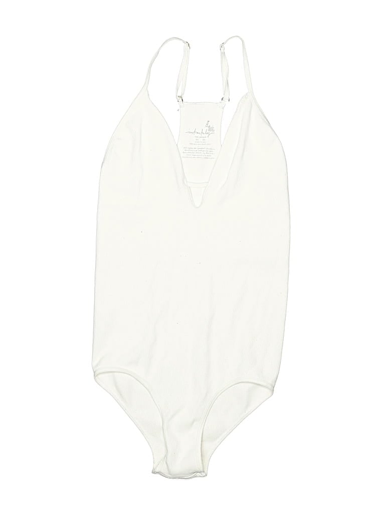 Pre-owned Intimately By Free People Bodysuit In White