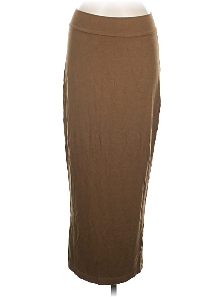 Pre-owned Unbranded Casual Skirt In Brown