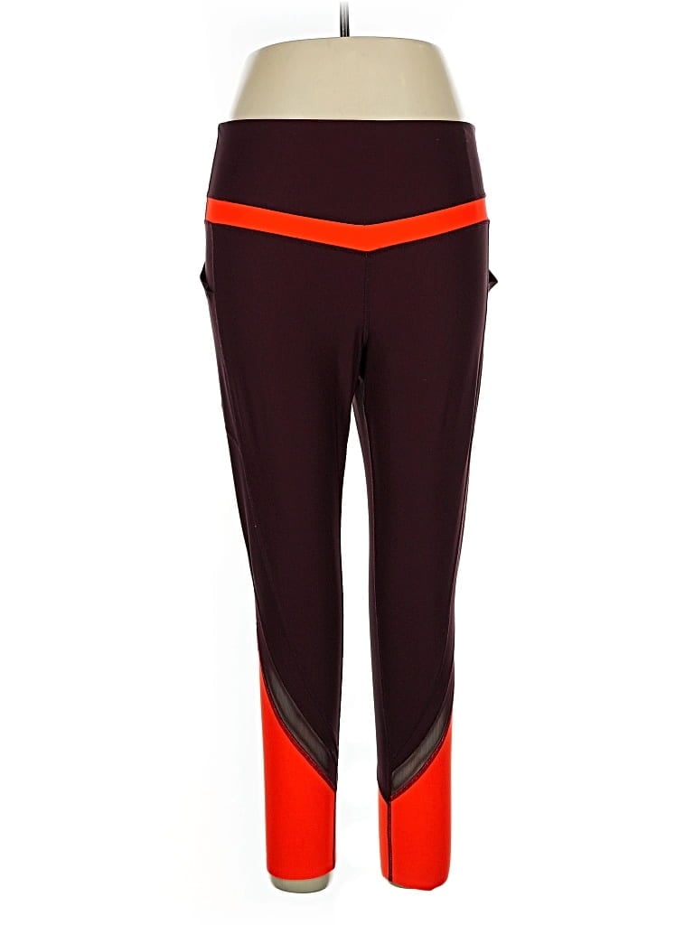 Pre-owned Xersion Active Pants In Red